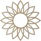 Ekena Millwork Daisy Wood Fretwork Pierced Ceiling Medallion, Birch, 30"OD x 10 1/2"ID x 3/8"T CMWP30X30X0375DABI - alternate 5